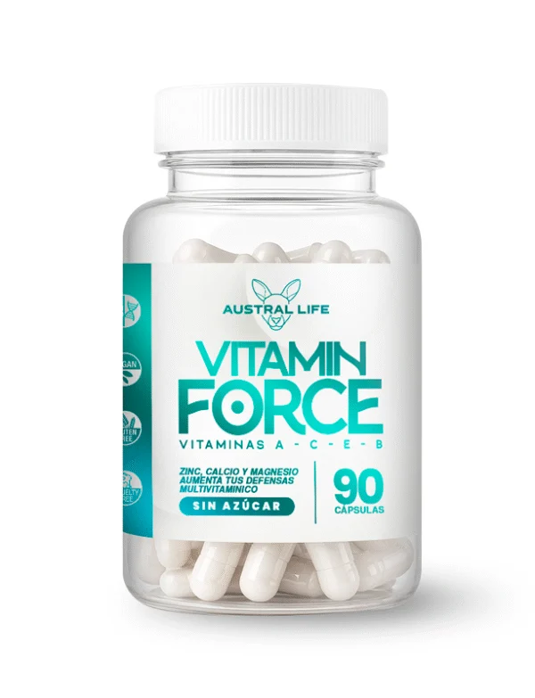 VITAMIN FORCE – Multivitamínico + Defensas - 90 Cápsulas